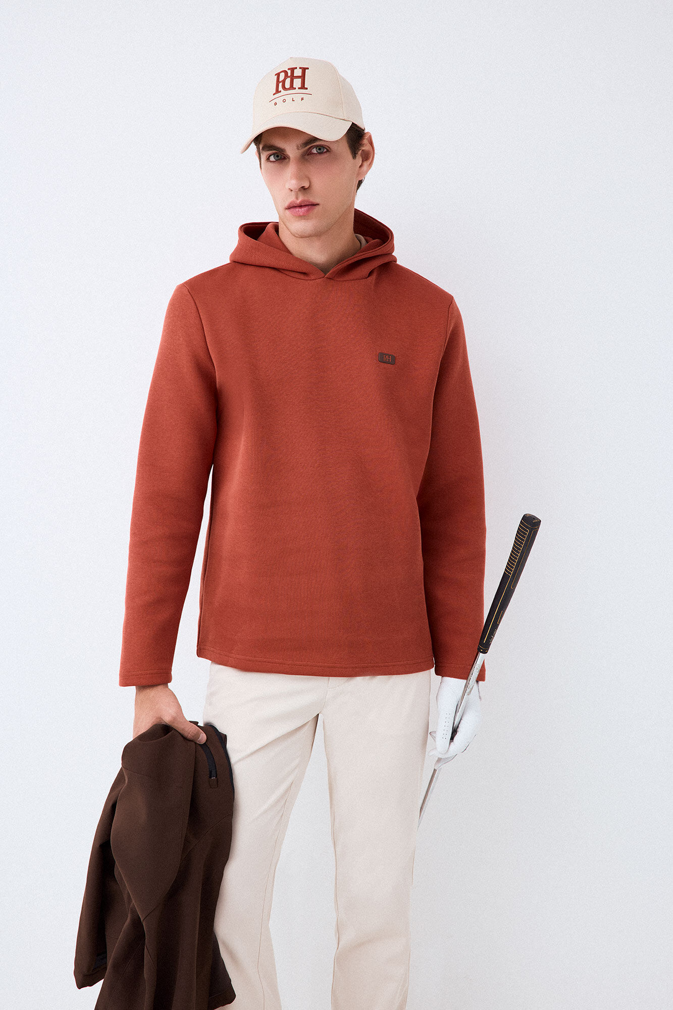 Pedro del Hierro Sweatshirt t&eacute;cnica de golfe com capuz