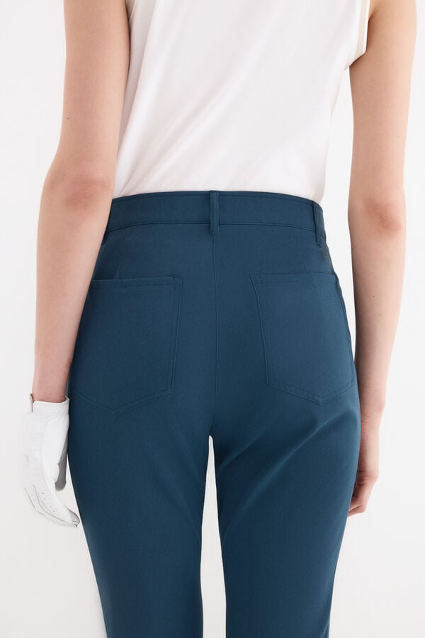 Pedro del Hierro Cal&ccedil;a t&eacute;cnica cinco bolsos Azul