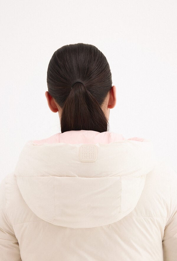 Pedro del Hierro Reversible hooded parka Pink