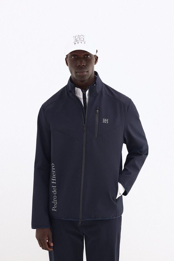 Pedro del Hierro Plain golf jacket Blue