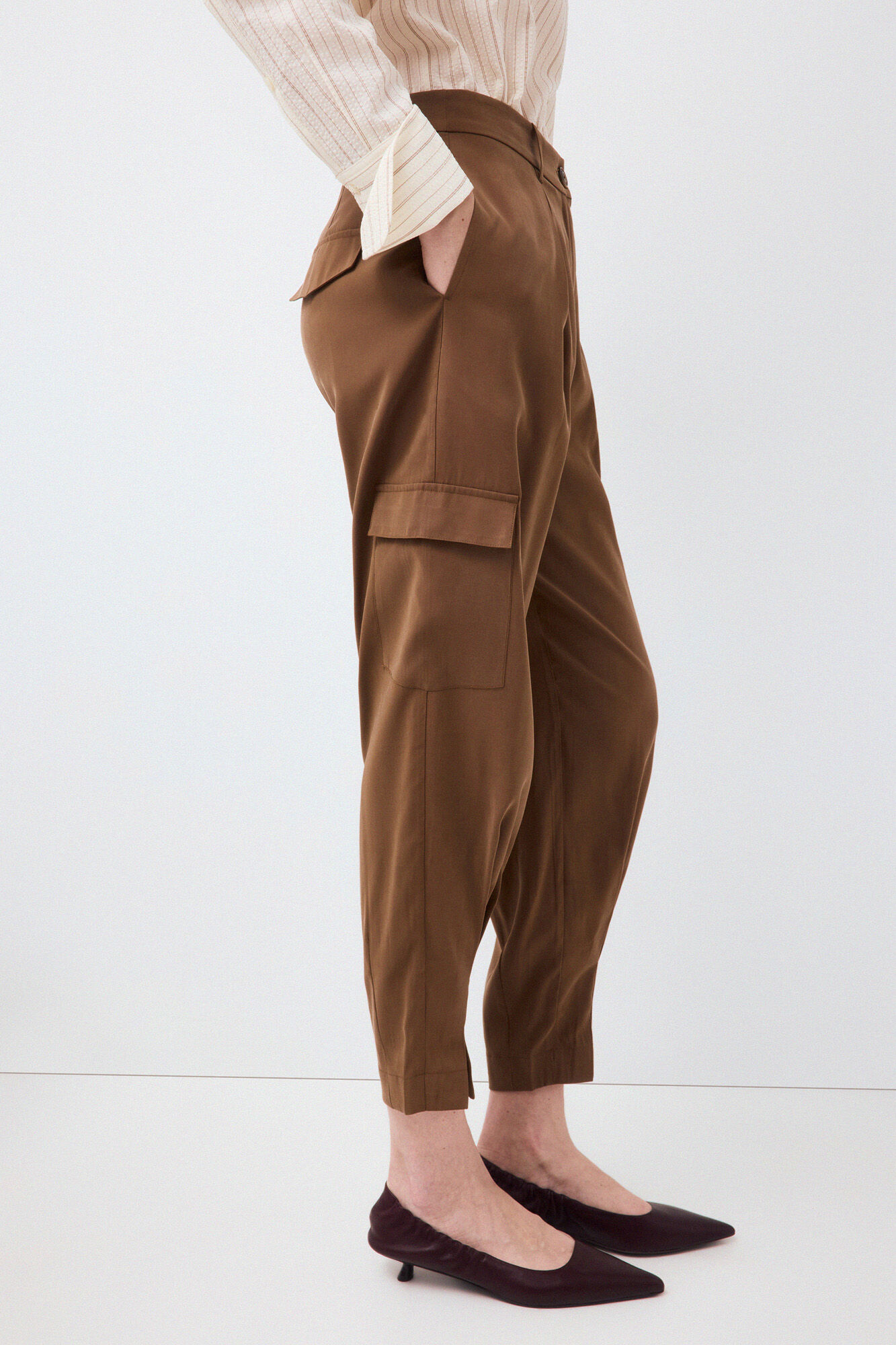 Pedro del Hierro Fluid cargo trousers