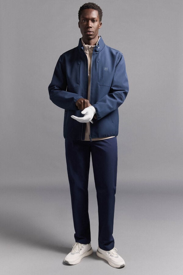 Pedro del Hierro Jaqueta de golfe simples Azul