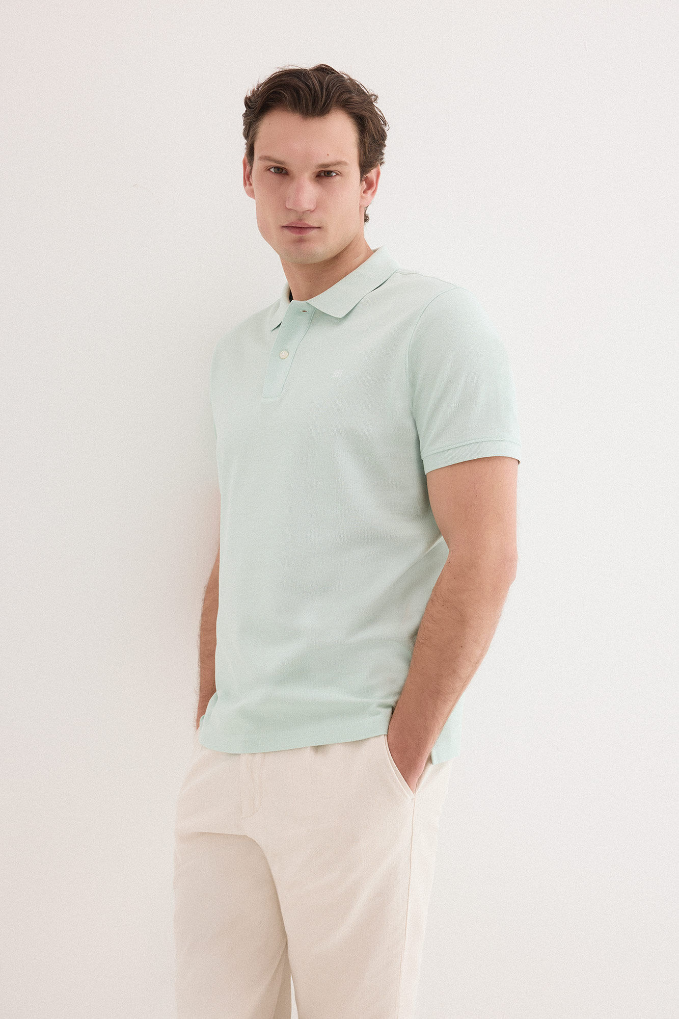 Pedro del Hierro Basic piqu&eacute; polo shirt