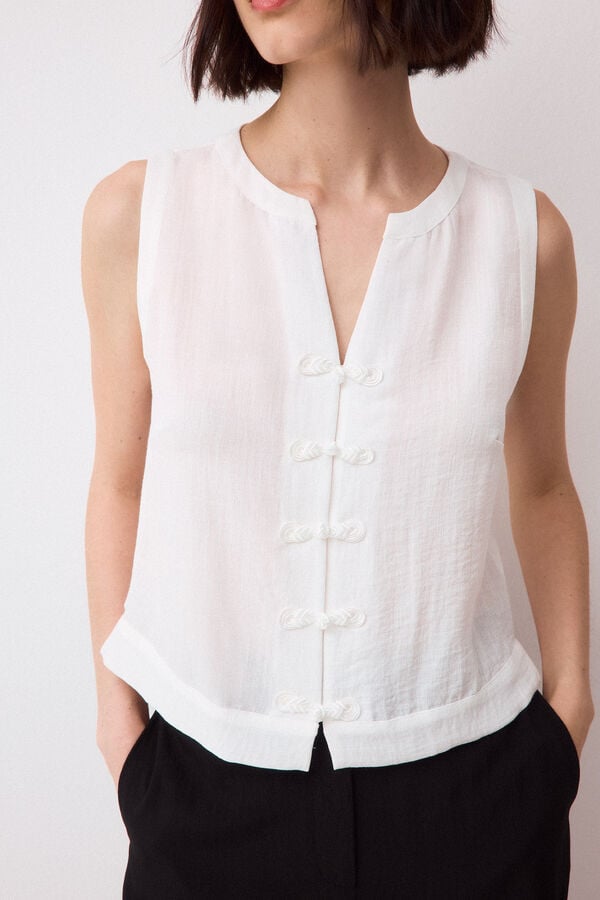 Pedro del Hierro Alamare top White