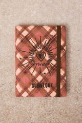 Slowlove Libreta estampada Estampado granate