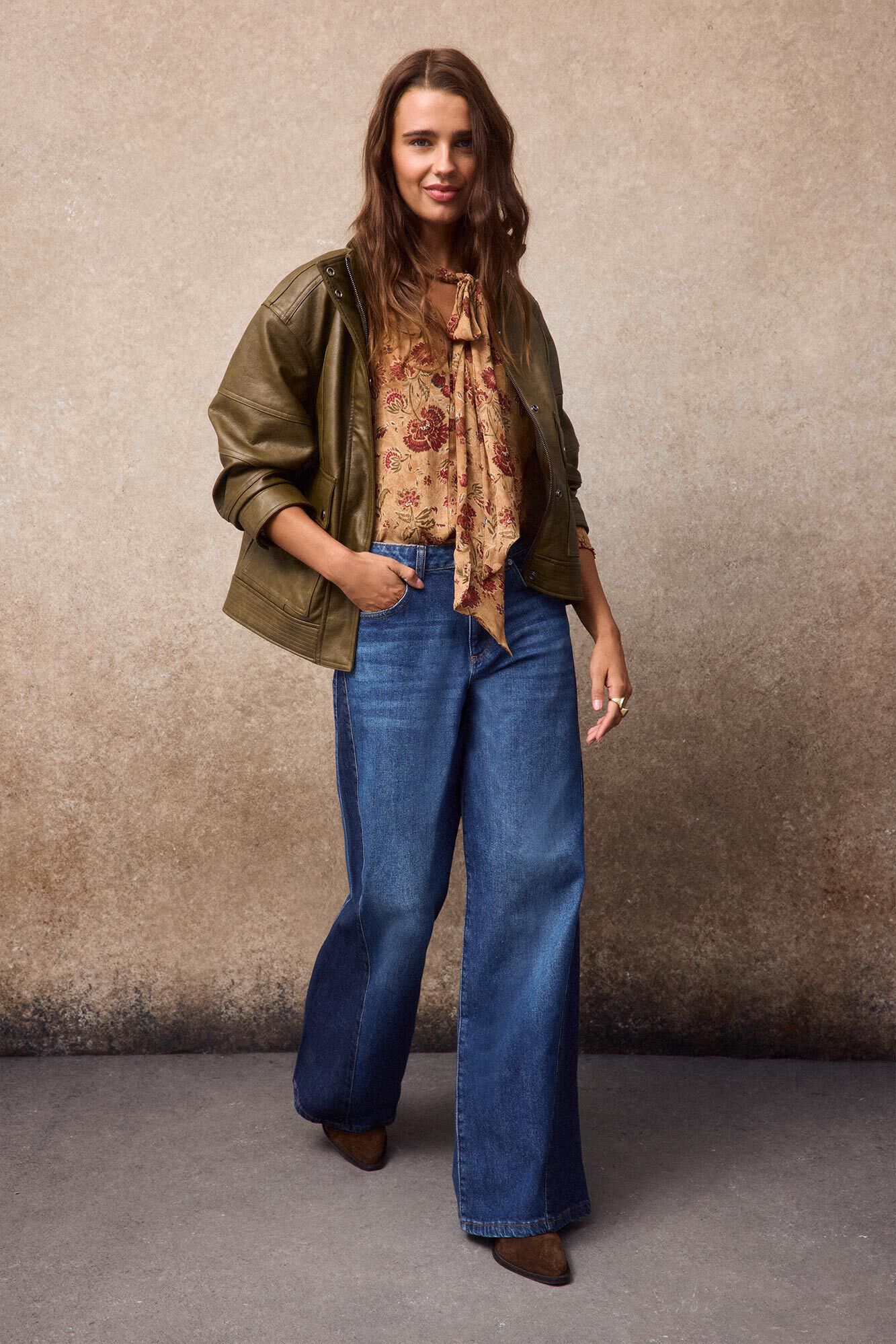 Slowlove Jeans contrastes