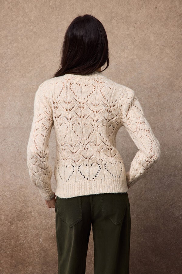 Slowlove Openwork knit jumper Ivory