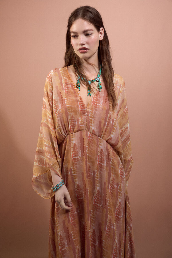 Slowlove Vestido estampado fluido Multicolor
