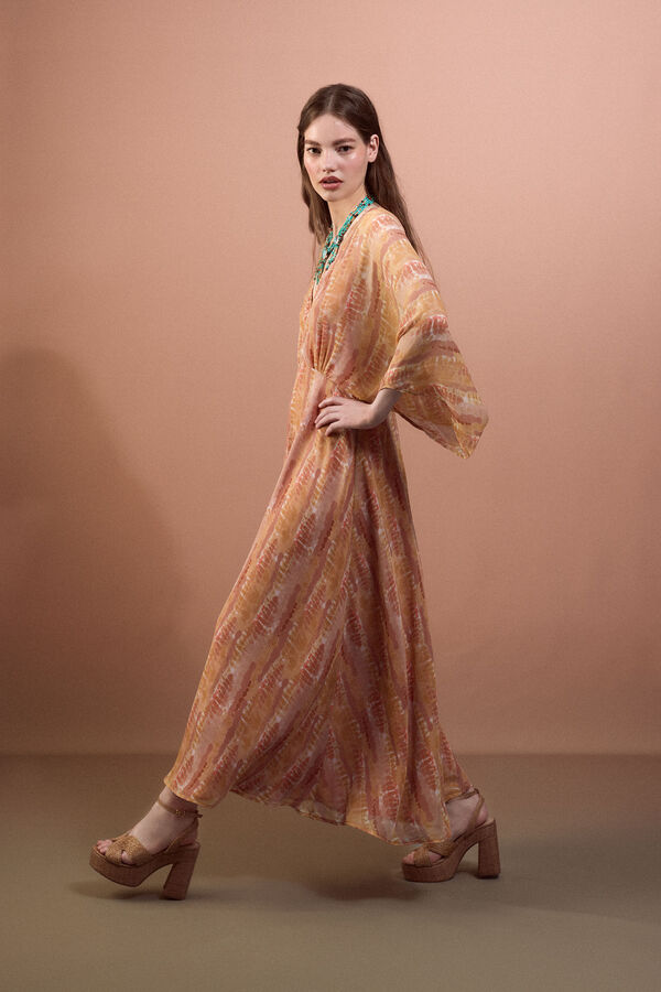Slowlove Vestido estampado fluido Multicolor
