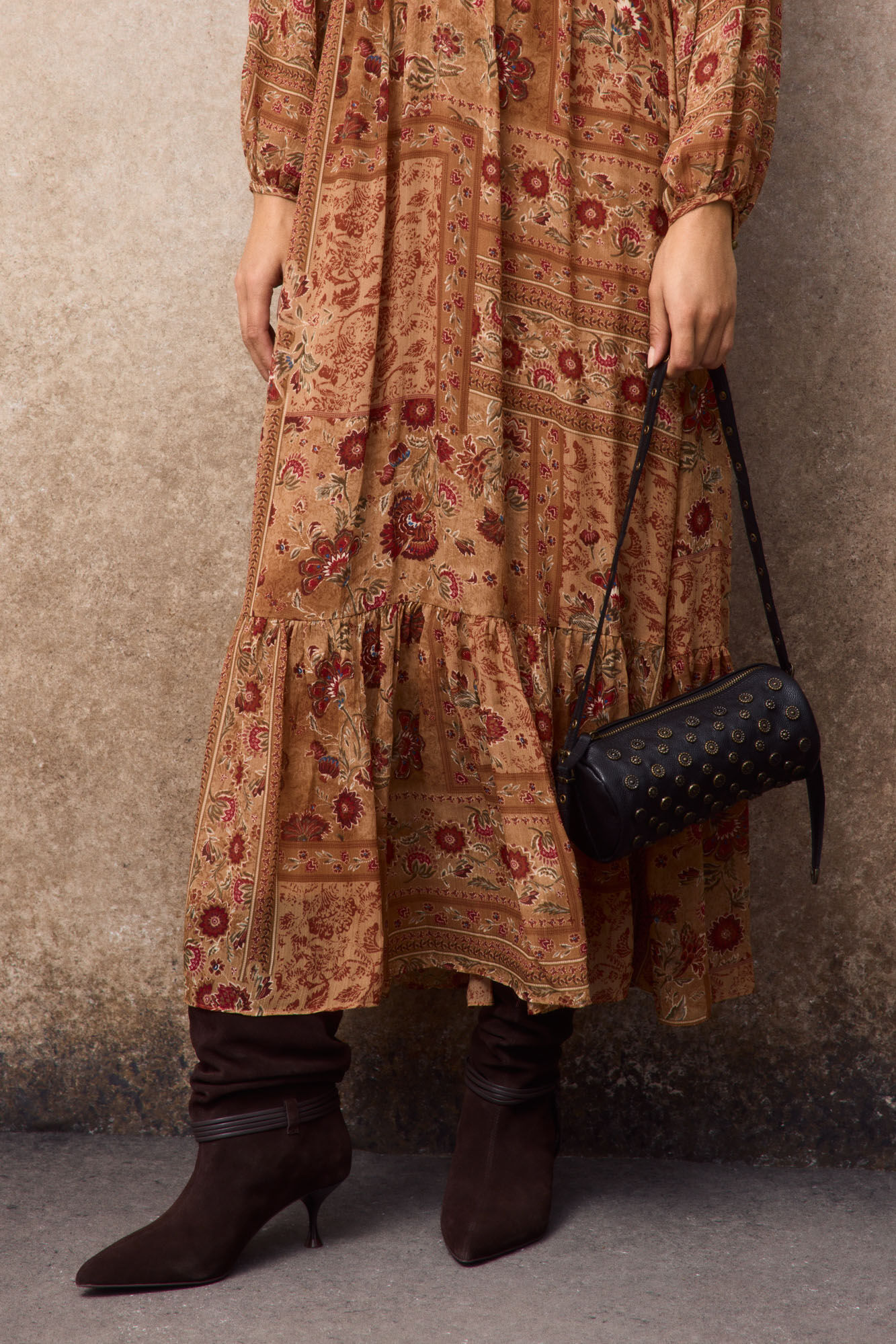 Slowlove Bolso barrel tachas