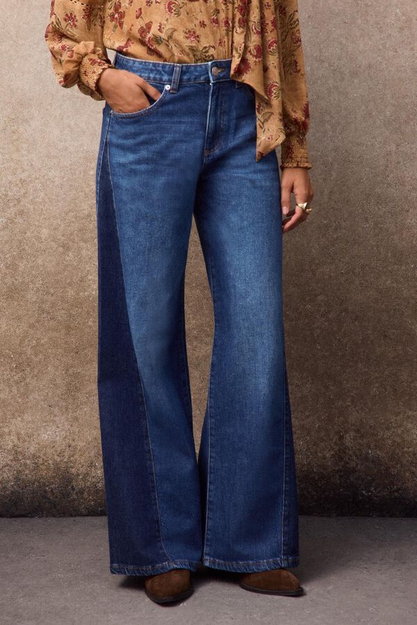 Slowlove Contrast jeans Blue