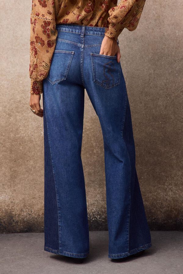 Slowlove Contrast jeans Blue