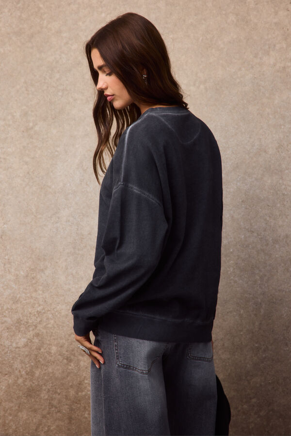 Slowlove Sweatshirt Viva Suecia Cinzento