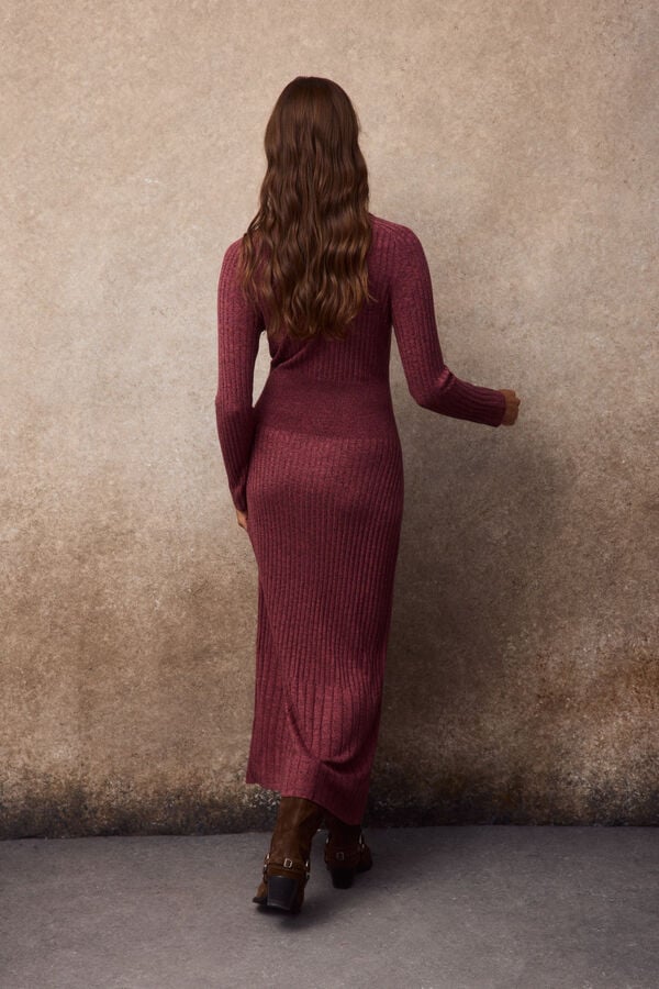 Slowlove Vestido comprido de malha Granada