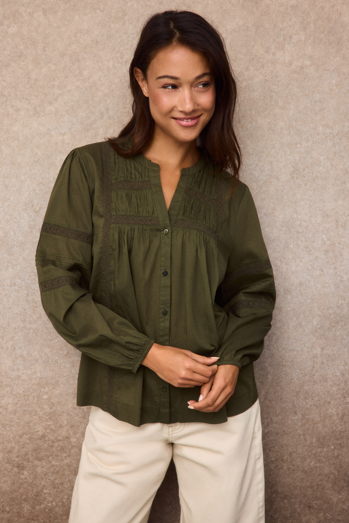 Slowlove Blusa rom&acirc;ntica