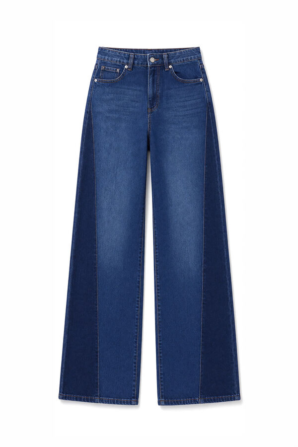 Slowlove Contrast jeans Blue