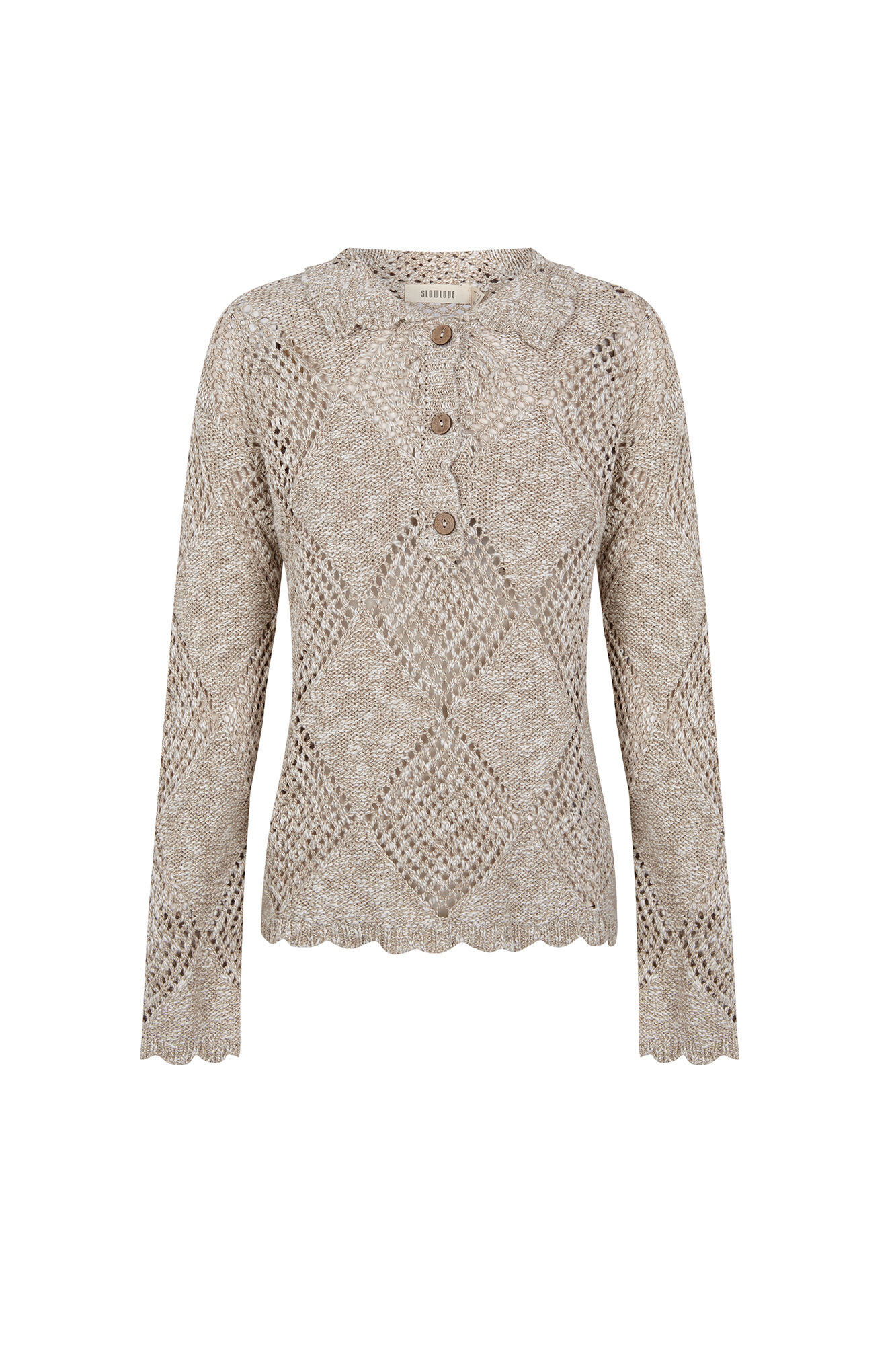 Slowlove Crochet knit jumper