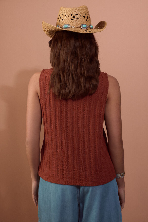 Slowlove Tie gilet Orange