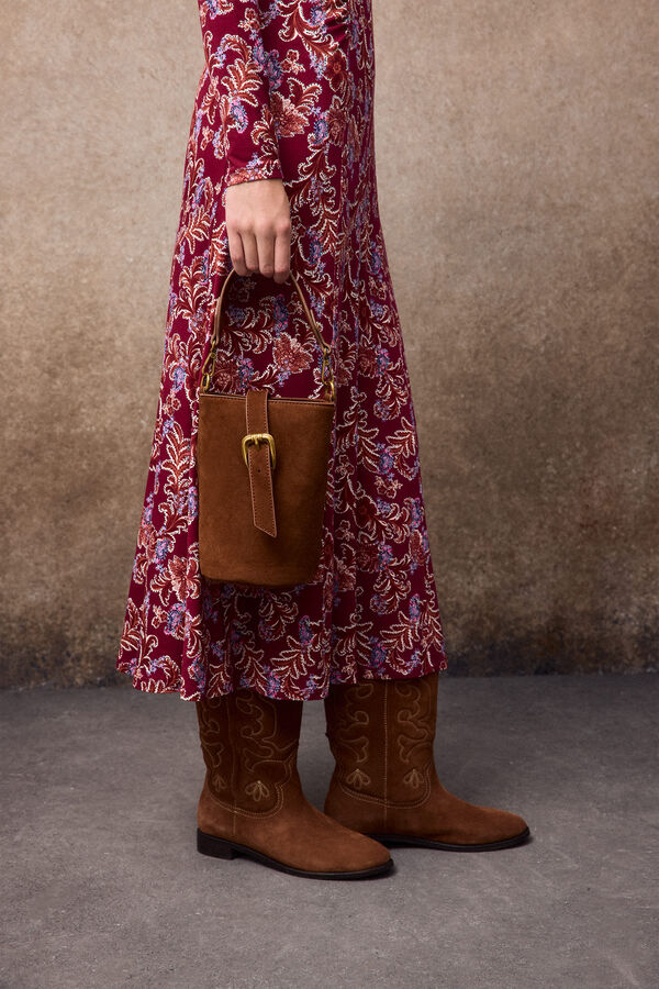 Slowlove Bolso piel saco Naranja