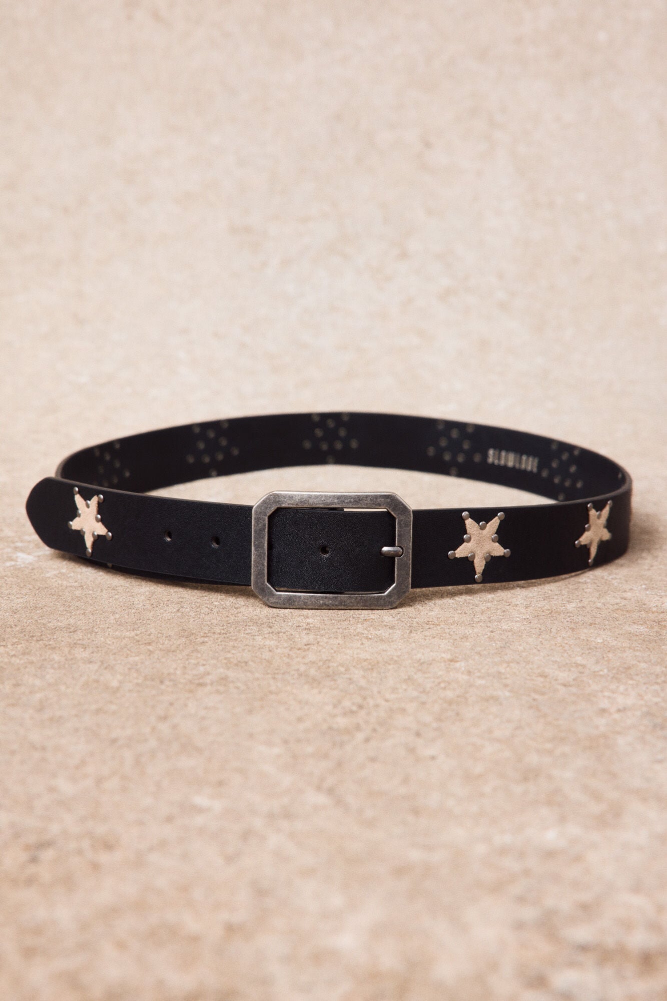 Slowlove Cintur&oacute;n piel estrellas