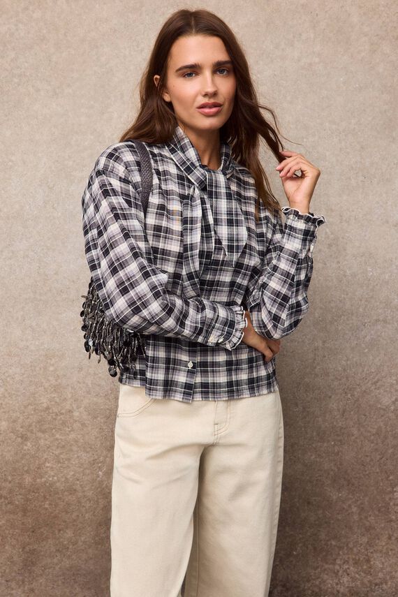 Blusa cuadros