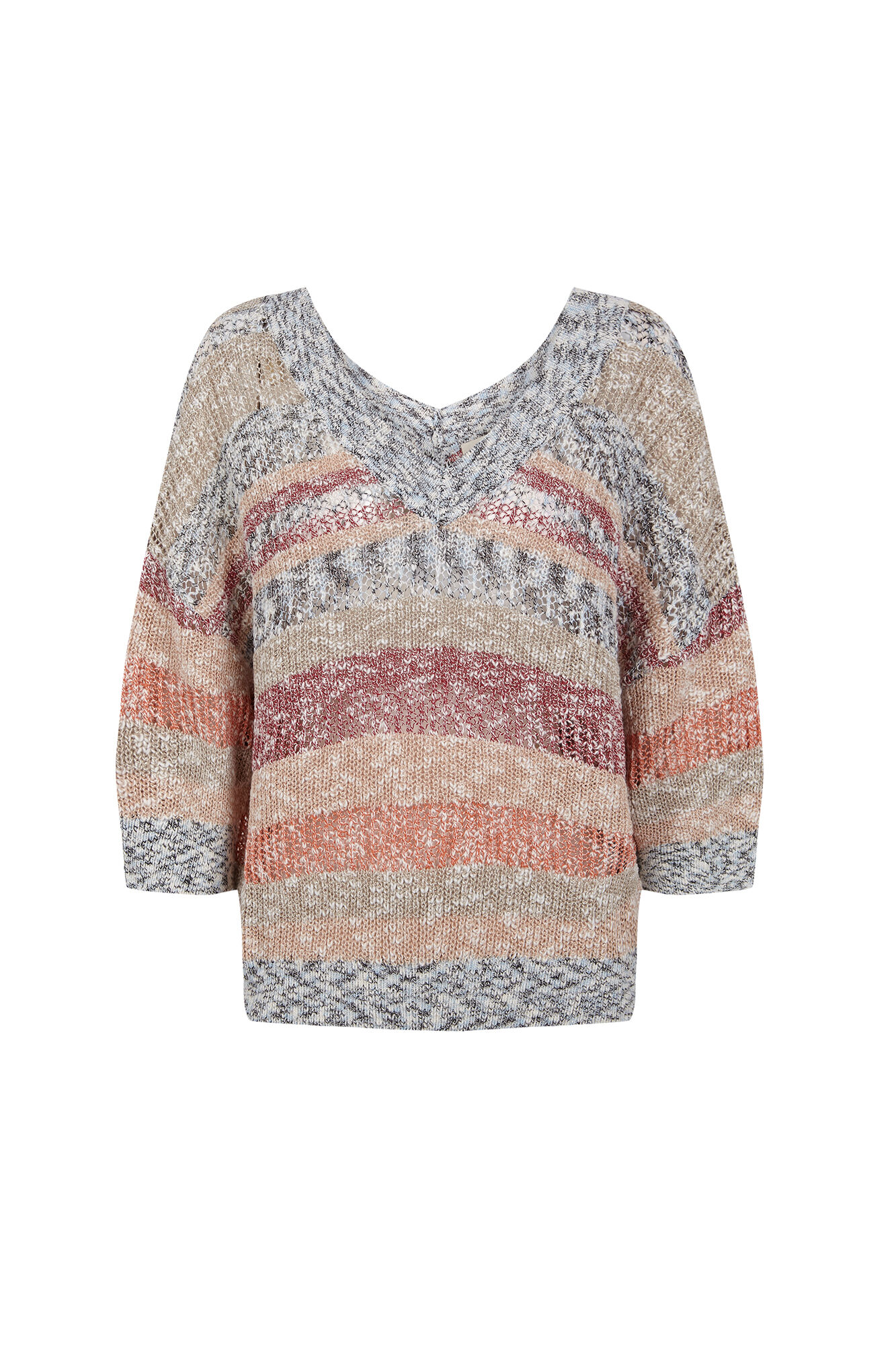 Slowlove Multicoloured V-neck jumper