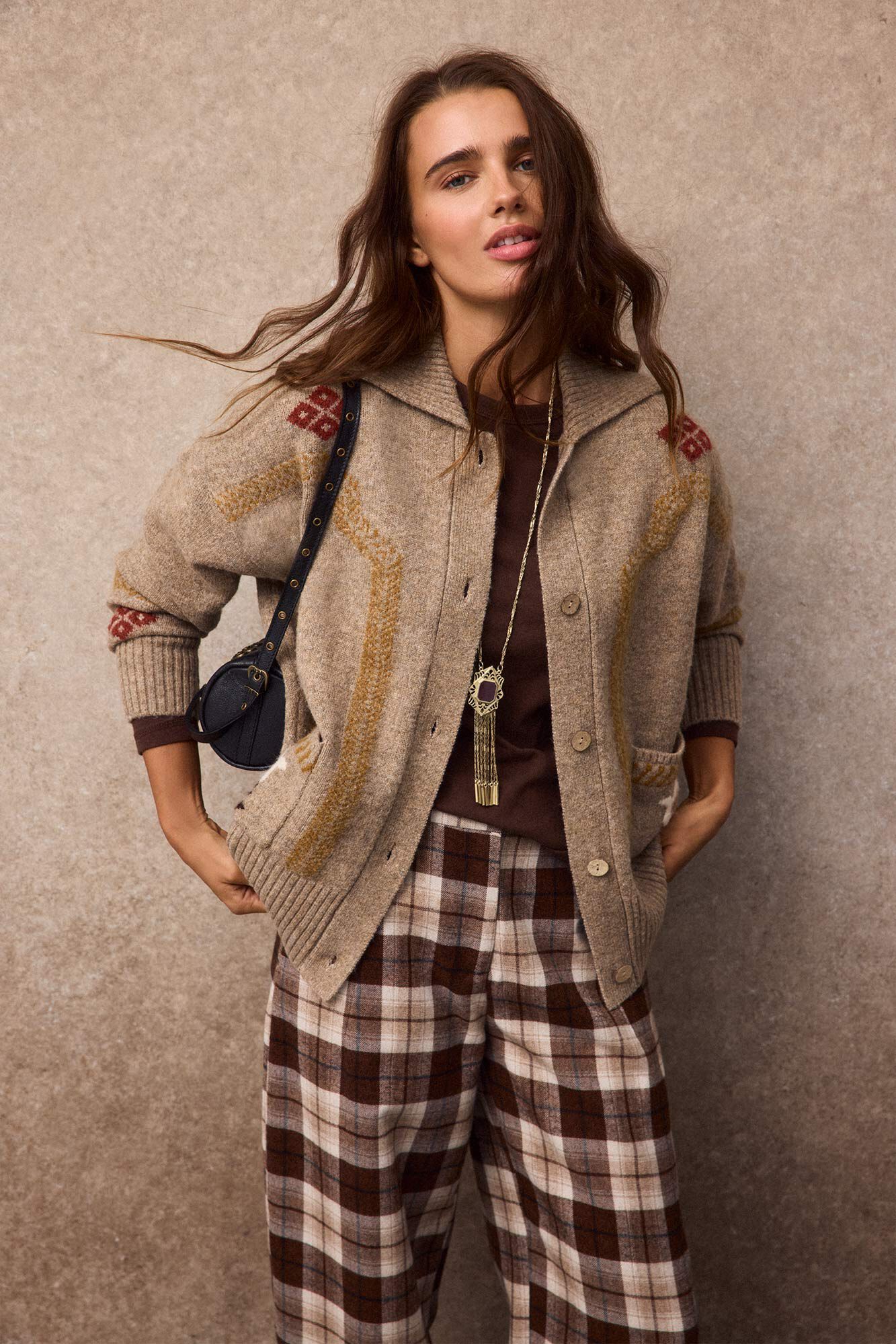 Slowlove Casaco de malha jacquard Slowlove