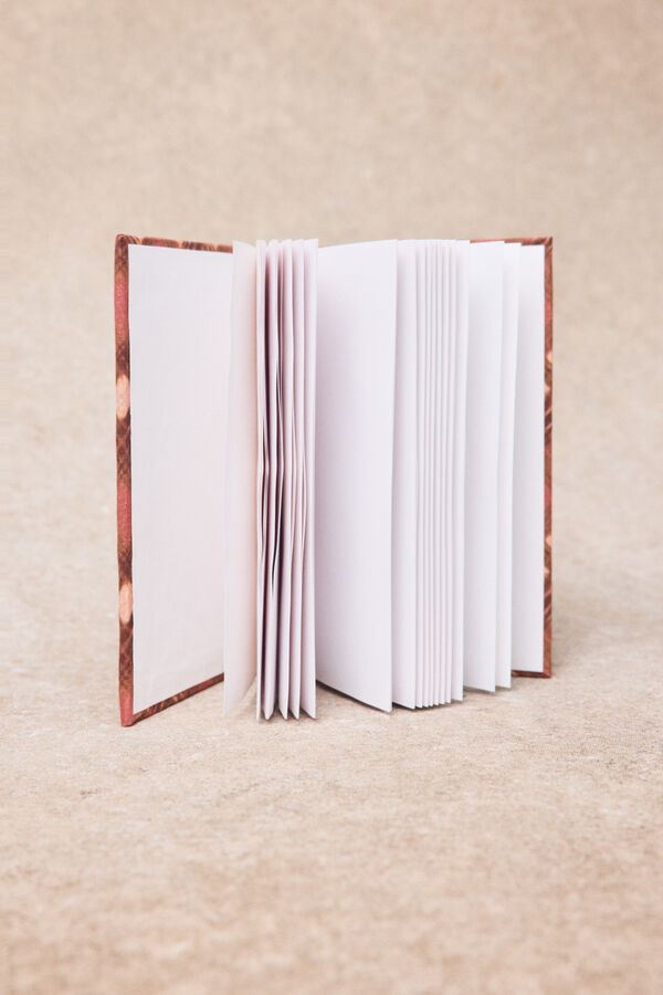 Slowlove Libreta estampada Estampado granate