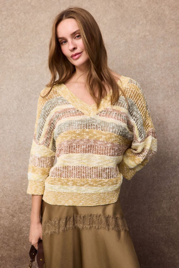 Jersey pico multicolor