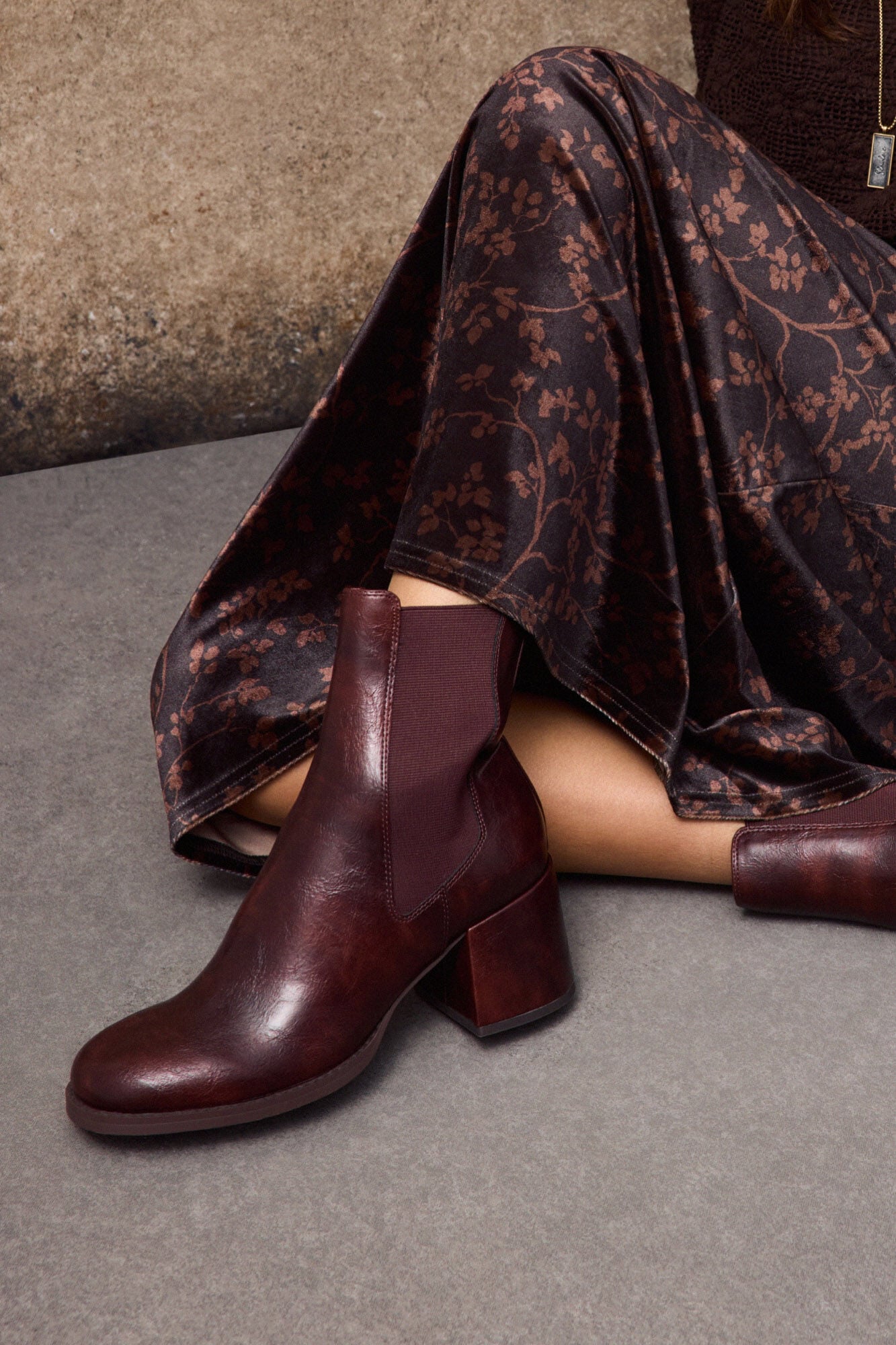Slowlove Elasticated ankle boot