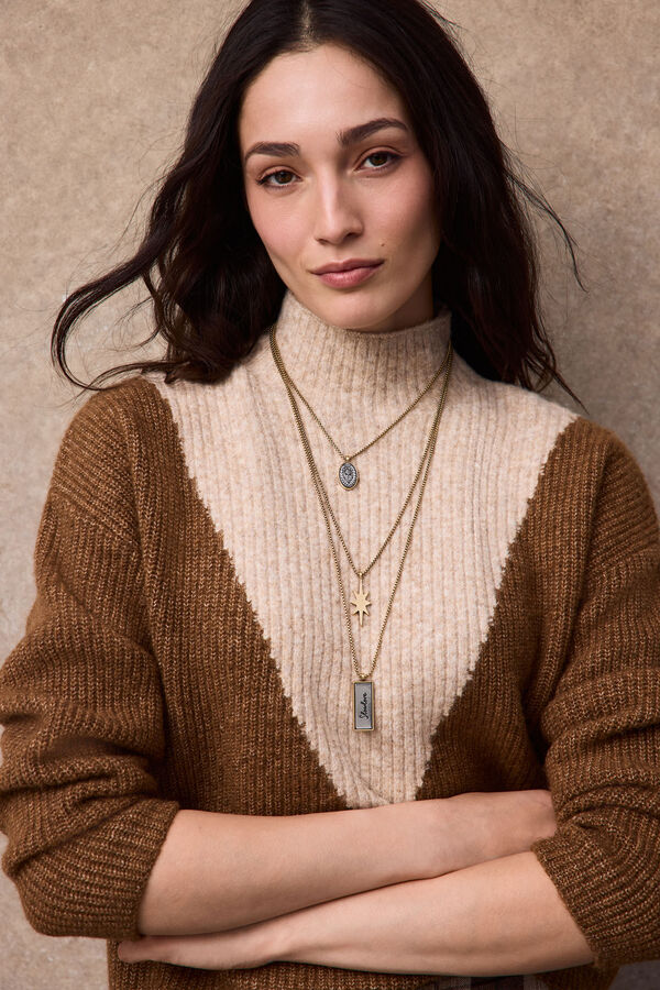 Slowlove Collar largo con charms Multicolor