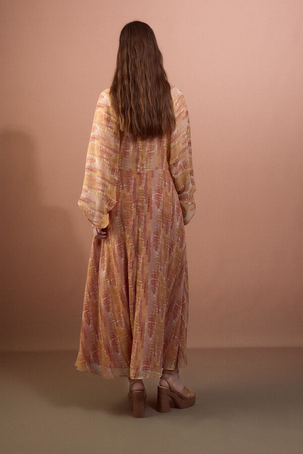 Slowlove Vestido estampado fluido Multicolor
