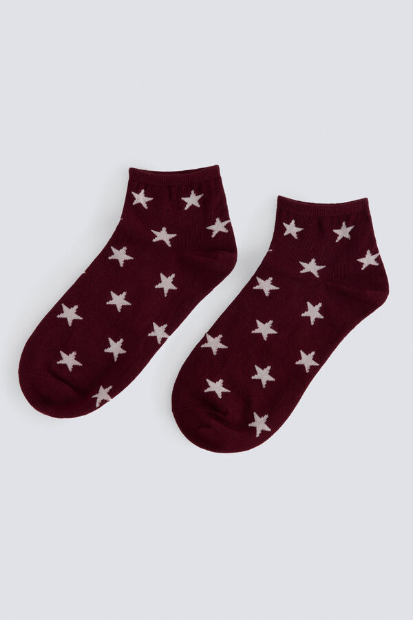 Springfield Meias curtas estrelas vermelho