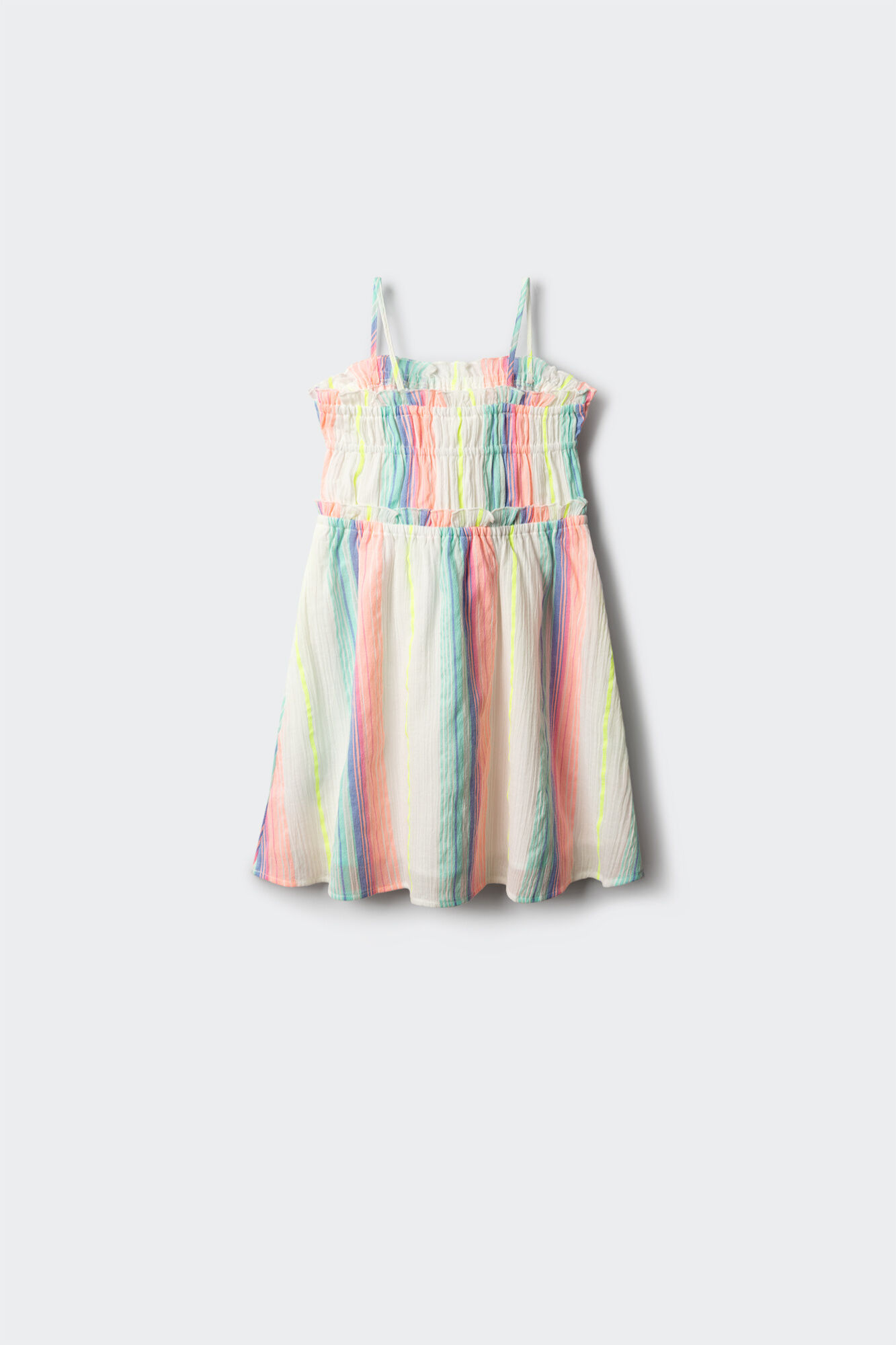 Springfield Kids Vestido rayas fluor ni&ntilde;a
