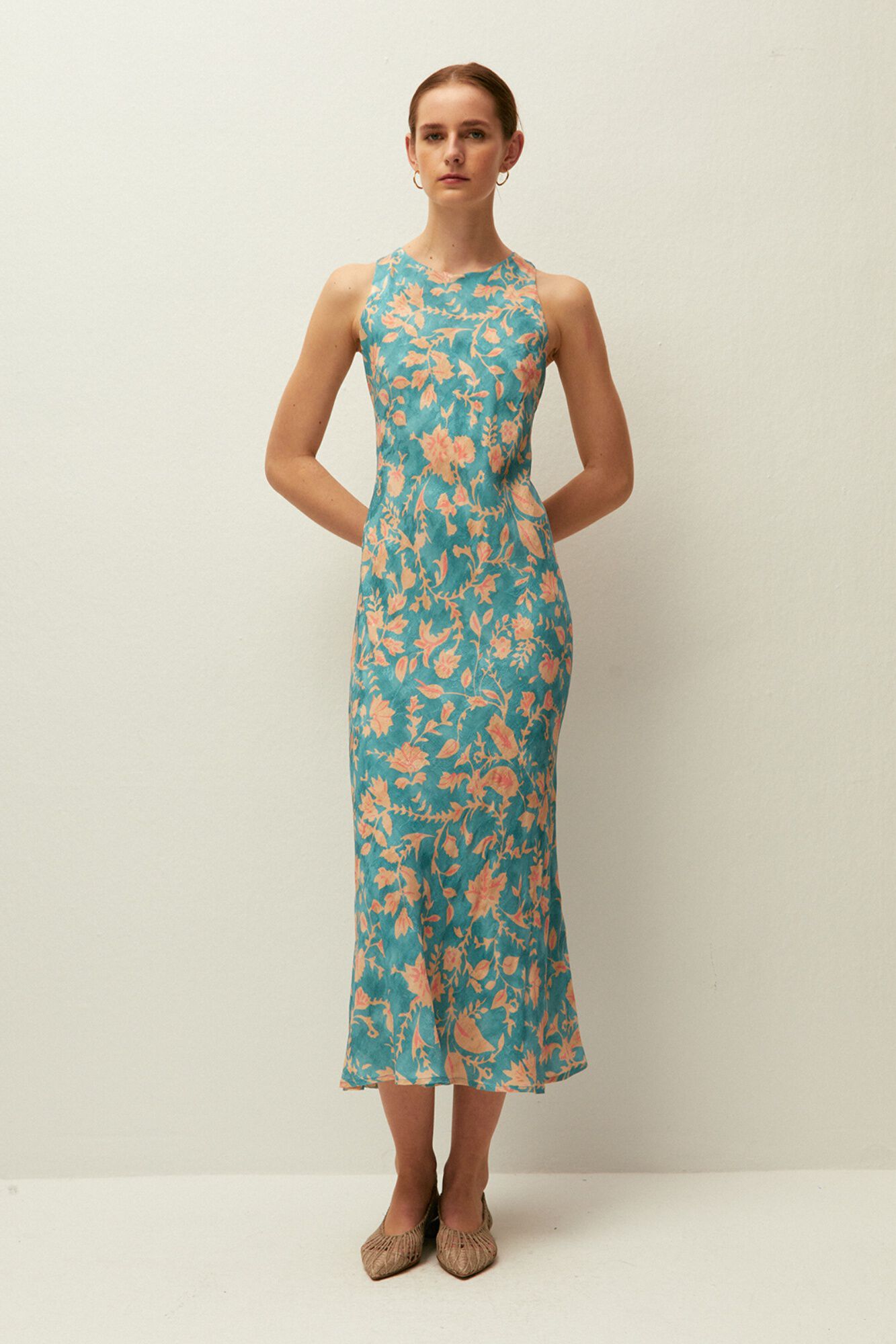 Systemaction Vestido comprido de al&ccedil;as