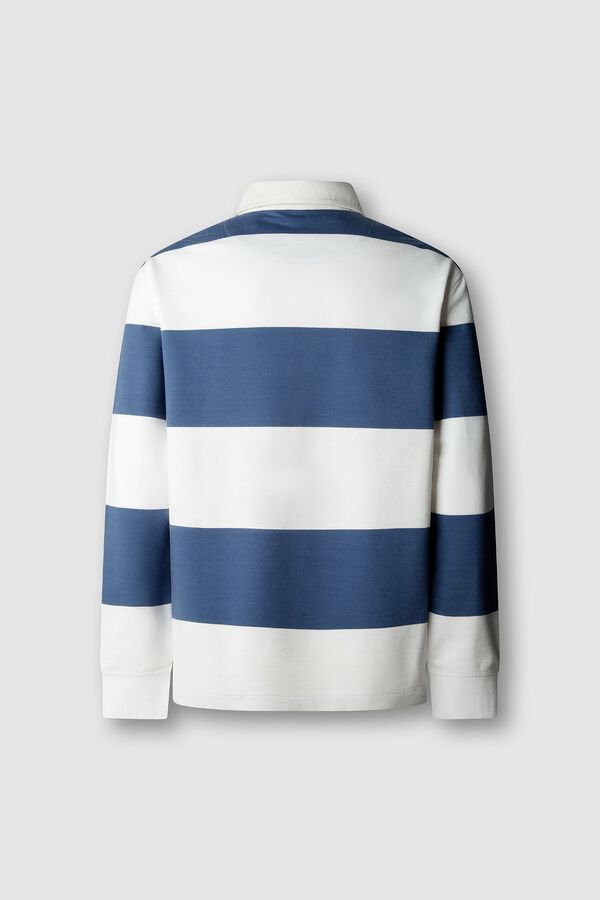 Pepe Jeans Polo de rugby &agrave;s riscas azul