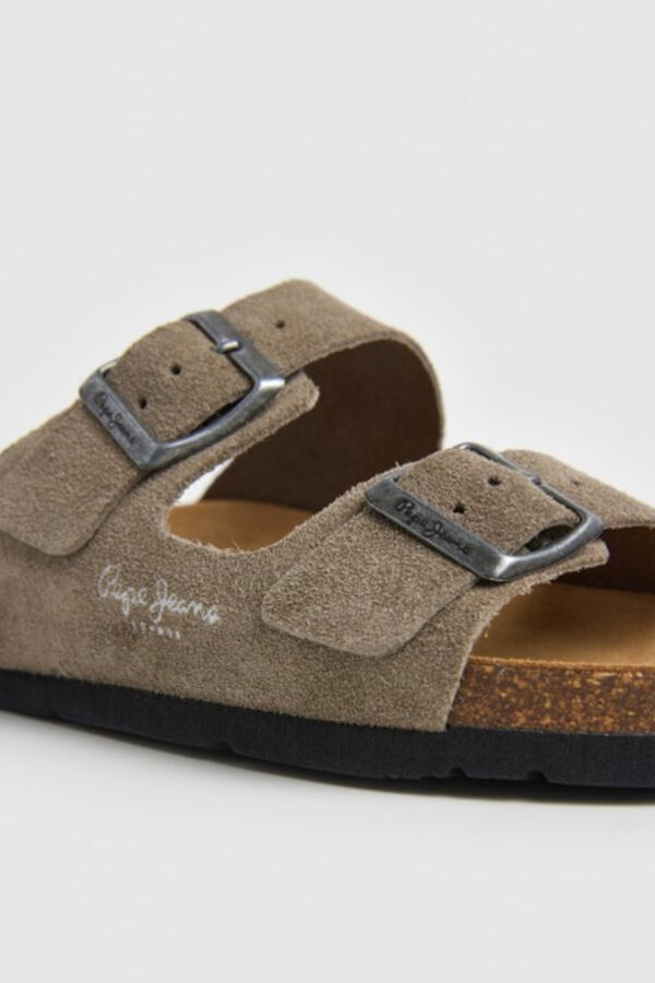 Pepe Jeans Sand&aacute;lias anat&oacute;micas com fivelas cru