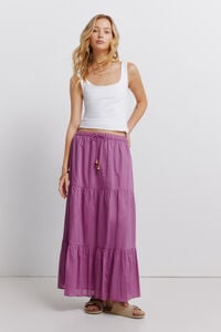 Springfield Falda midi volantes