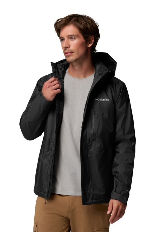 Columbia Casaco isolante e imperme&aacute;vel preto