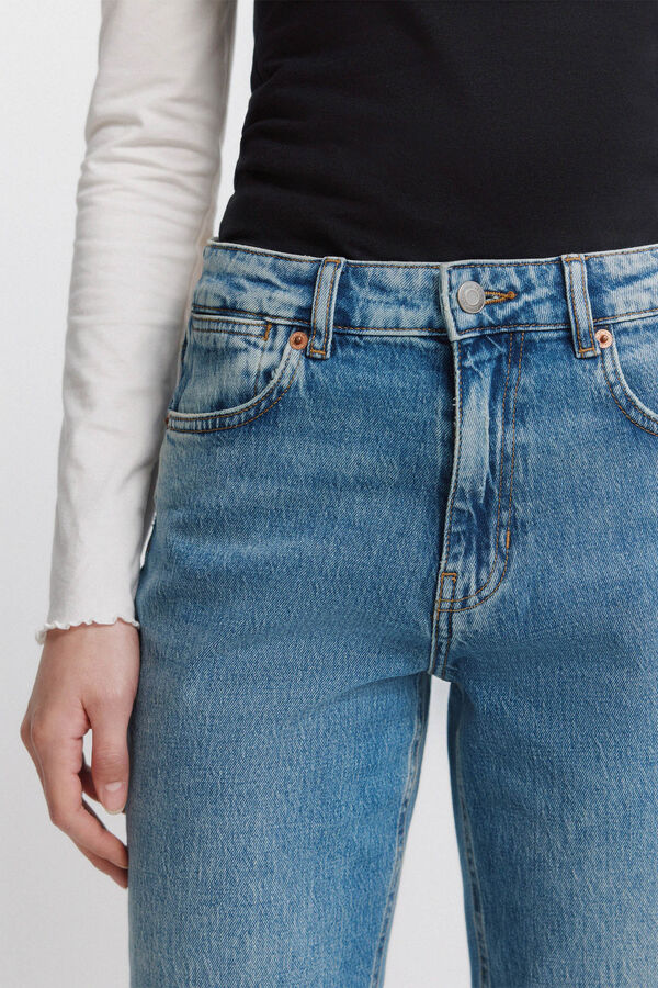 Springfield Jeans cintura m&eacute;dia azul