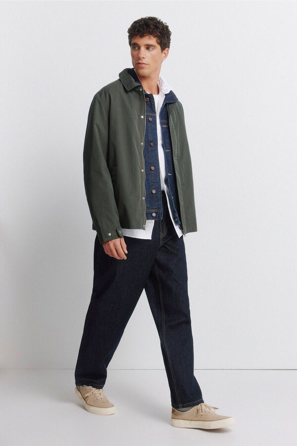 Springfield Parka leve Caqui escuro