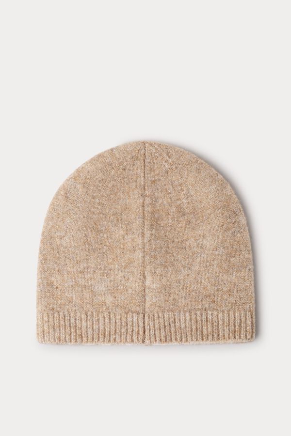 Pepe Jeans Gorro de malha com logo cru