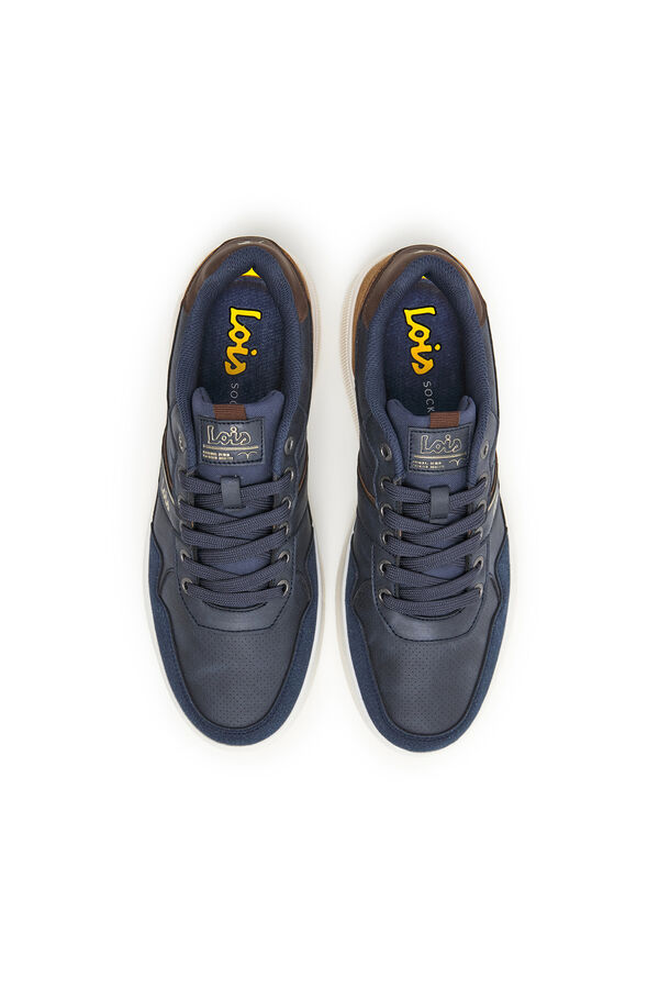 Lois Tênis de basquete casual masculino Lois azul