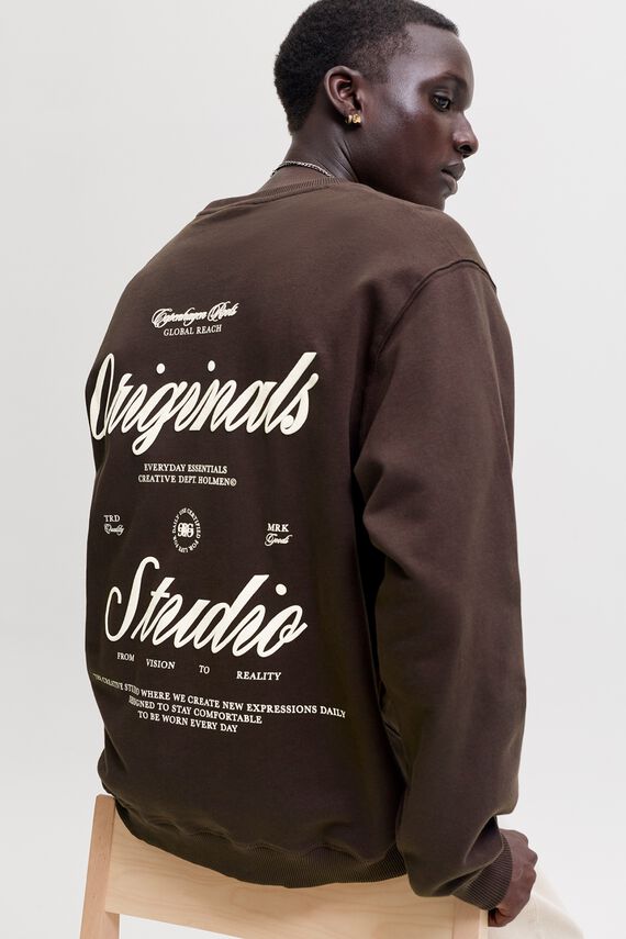 Sudadera cuello redondo