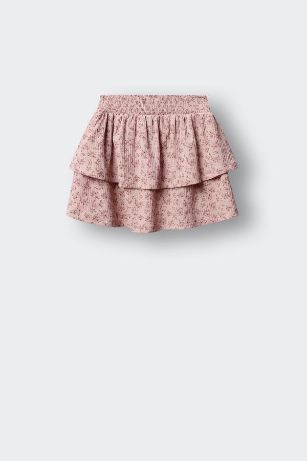Springfield Kids Saia de flores para menina rosa