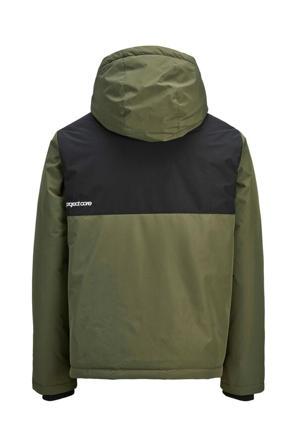 Jack & Jones Two-tone puffer jacket green