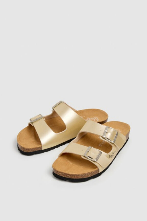 Pepe Jeans Sand&aacute;lias anat&oacute;micas com fivelas estampado