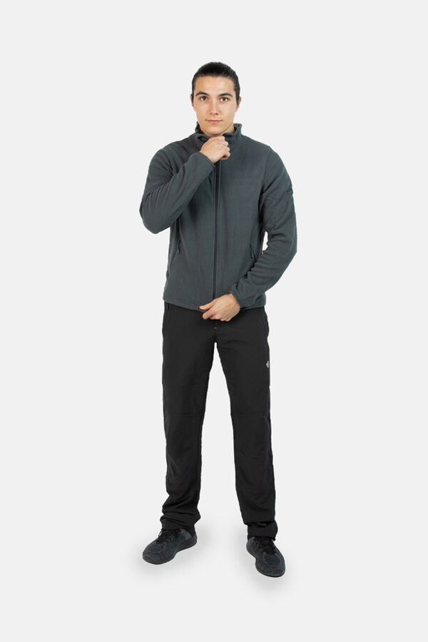 Izas Chaqueta de forro polar ligera gris