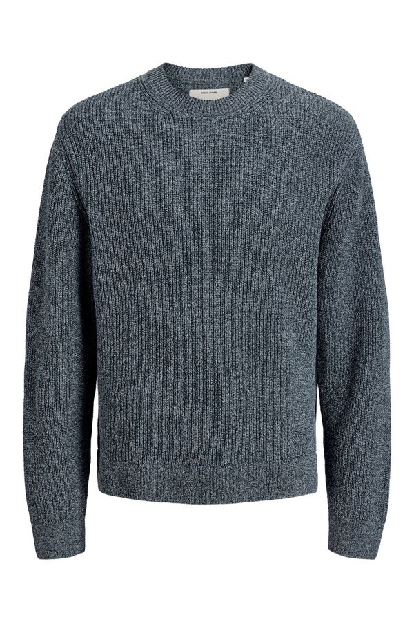 Jack & Jones PLUS Camisola de gola redonda azul