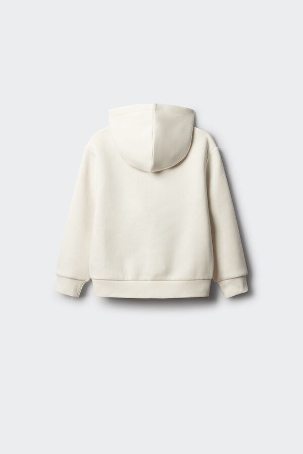 Springfield Kids fecho-éclair com Sweatshirt para menina branco